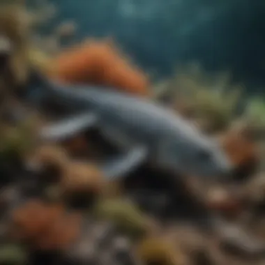 The Ecological Diversity of Scaly Marine Life Diverse marine life showcasing scales in their ecological habitat