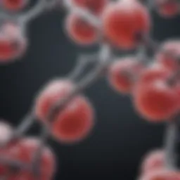 Molecular structure of orotic acid showcasing its biochemical properties