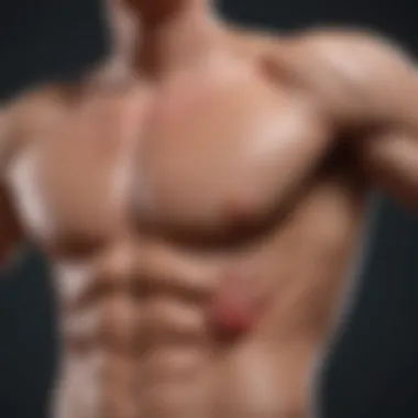 Illustration representing muscle recovery enhanced by orotic acid