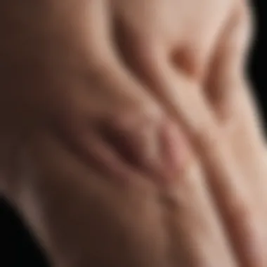 Visual representation of common symptoms associated with axial arthritis