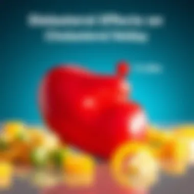 Dietary Effects on Cholesterol Levels Infographic on dietary impacts on cholesterol