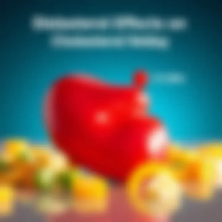 Dietary Effects on Cholesterol Levels Infographic on dietary impacts on cholesterol