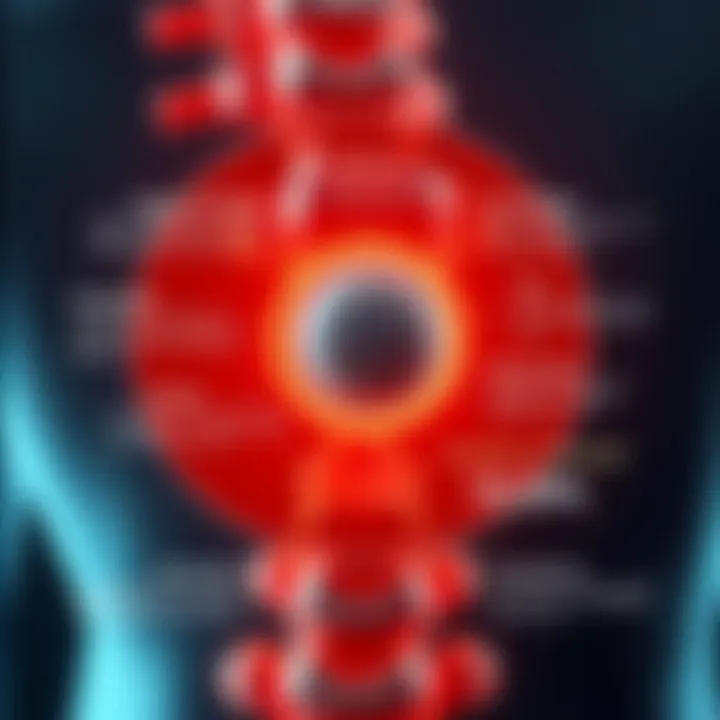 Treatment Options for Disc Inflammation Infographic detailing treatment options for managing discitis