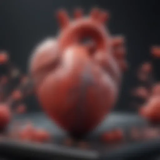Diagram illustrating heart failure progression