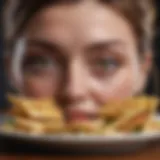 An abstract representation of food neophobia highlighting psychological barriers