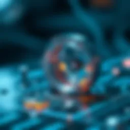 Detailed illustration of glucose sensor technology
