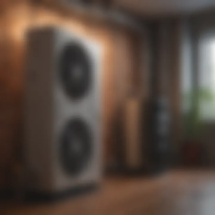 Diagram illustrating the efficiency ratings of various heat pumps.