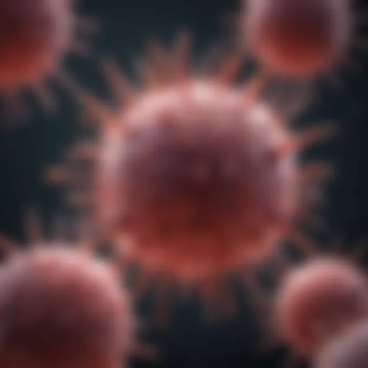 Illustration of T cell activation and proliferation