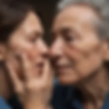 Illustration depicting the emotional toll on caregivers