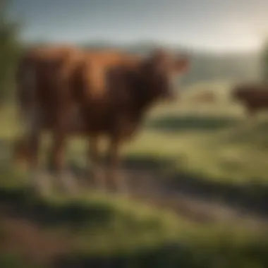 Environmental Impact of Low Methane Cattle Graph showcasing the environmental impact of low methane cattle
