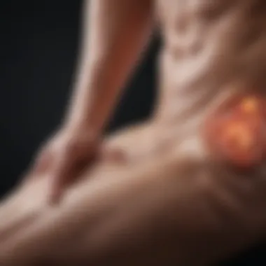 Diagram showing preventive strategies against muscle wasting