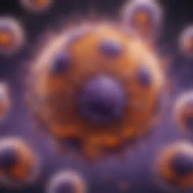 Pancreatic Cancer Cell Structures Visual representation of pancreatic cancer cell structures.