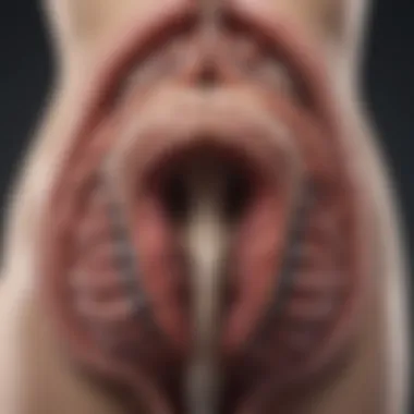 Anatomical Structure of the Penis An anatomical illustration highlighting the structure of the penis.