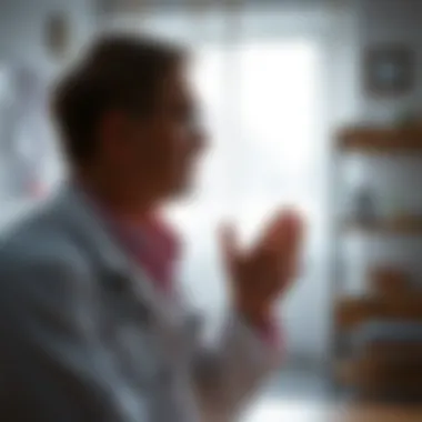 Visual summary of prostate health management strategies