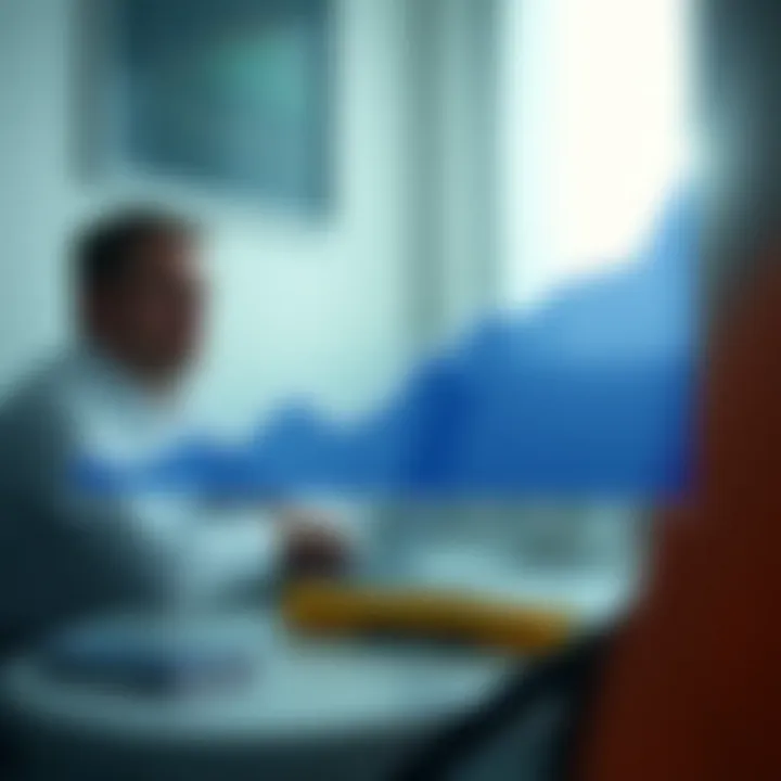 Graphical representation of PSA levels over time