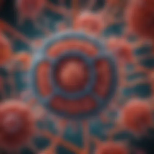 Diagram illustrating the structure of a retrovirus.
