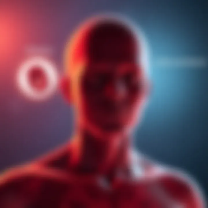 Diagram illustrating sickle cell disease symptoms