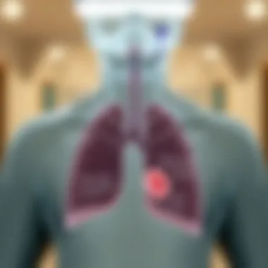 Diagram showing various diagnostic methods for detecting stage one esophagus cancer