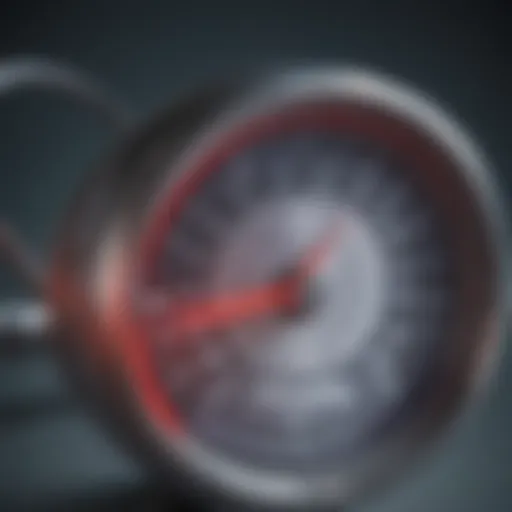 Graph illustrating the relationship between systolic and diastolic blood pressure levels