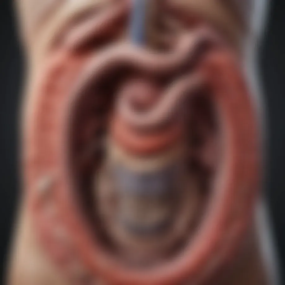 Anatomical diagram of the digestive system