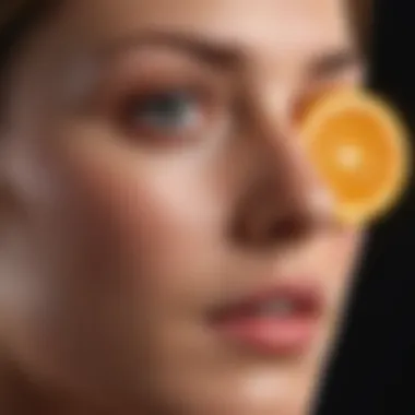 Role of Vitamin C in Health Visual representation of Vitamin C's role in immune health and collagen synthesis