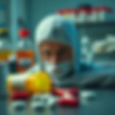 Visual representation of common side effects of medications