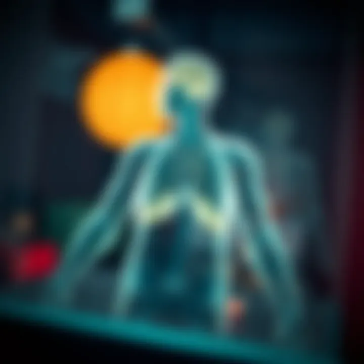 Diagram illustrating the physiological mechanisms of drug side effects