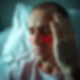 Visual representation of common side effects experienced by leukemia patients.