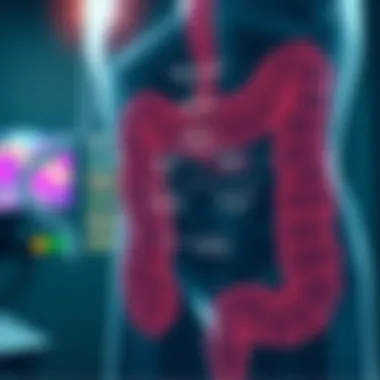 Diagnostic Approaches for Transverse Colon Tumors Flowchart depicting diagnostic methods for transverse colon tumors