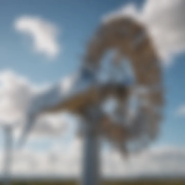 An illustration of innovative technologies enhancing windmill efficiency