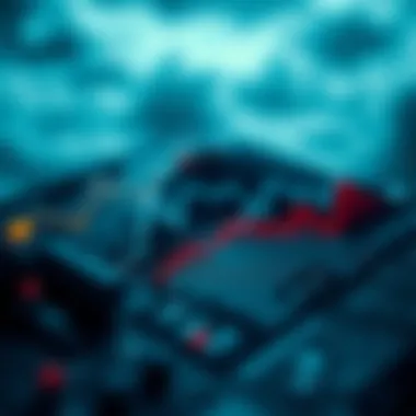 Graph depicting CO2 emissions and their correlation with climate change